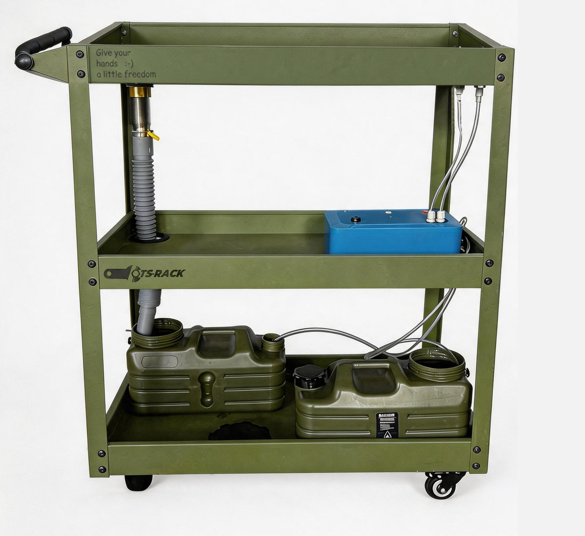 Bleeding control training cart