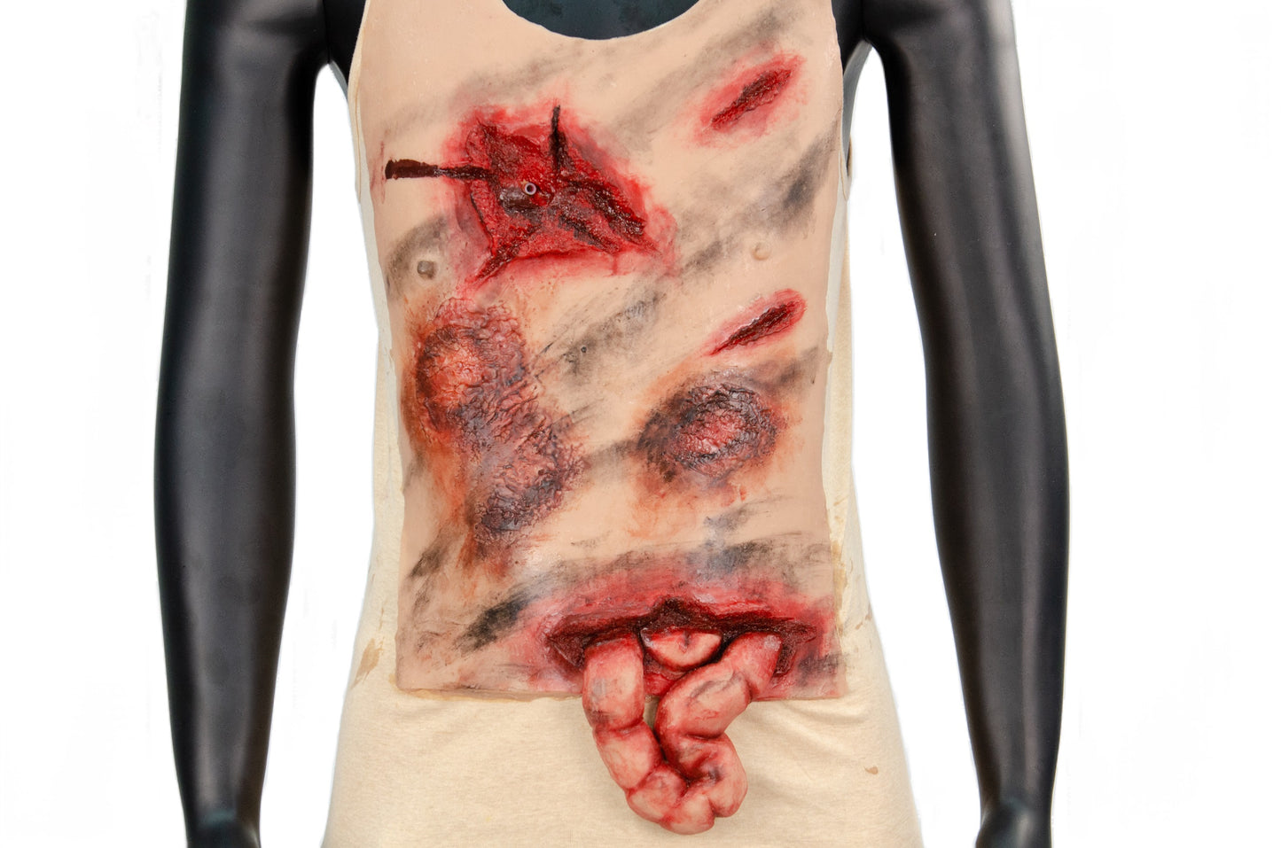 Blast & Amputation Kit Halloween Zombie Scars Fake Scar Bloody Costume Makeup Halloween Decoration Terror Wound Scary Blood Simulated Combat Injuries FX Mass Casualty Trauma