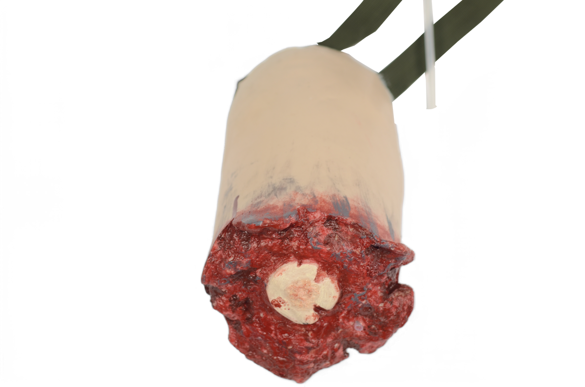 Blast & Amputation Kit Halloween Zombie Scars Fake Scar Bloody Costume Makeup Halloween Decoration Terror Wound Scary Blood Simulated Combat Injuries FX Mass Casualty Trauma