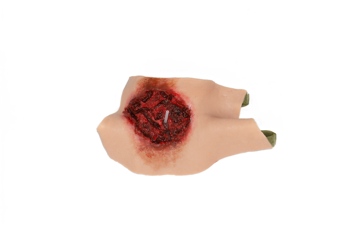 Blast & Amputation Kit Halloween Zombie Scars Fake Scar Bloody Costume Makeup Halloween Decoration Terror Wound Scary Blood Simulated Combat Injuries FX Mass Casualty Trauma