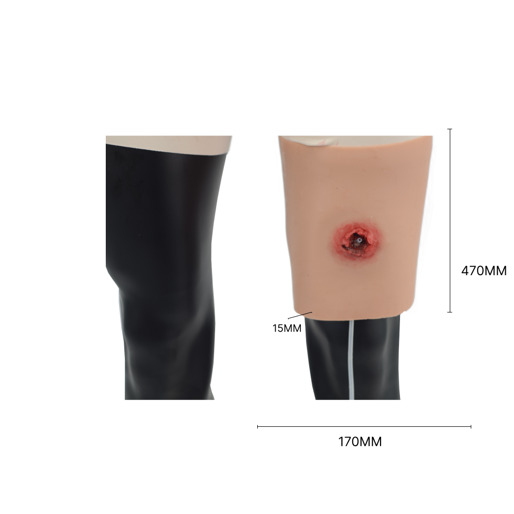 Wrap-On & Sleeves Gun Shots Kit Halloween Zombie Scars Fake Scar Bloody Costume Makeup Halloween Decoration Terror Wound Scary Blood Simulated Combat Injuries FX Mass Casualty Trauma