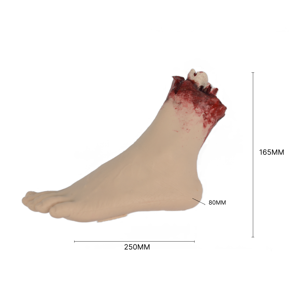 Blast & Amputation Kit Halloween Zombie Scars Fake Scar Bloody Costume Makeup Halloween Decoration Terror Wound Scary Blood Simulated Combat Injuries FX Mass Casualty Trauma