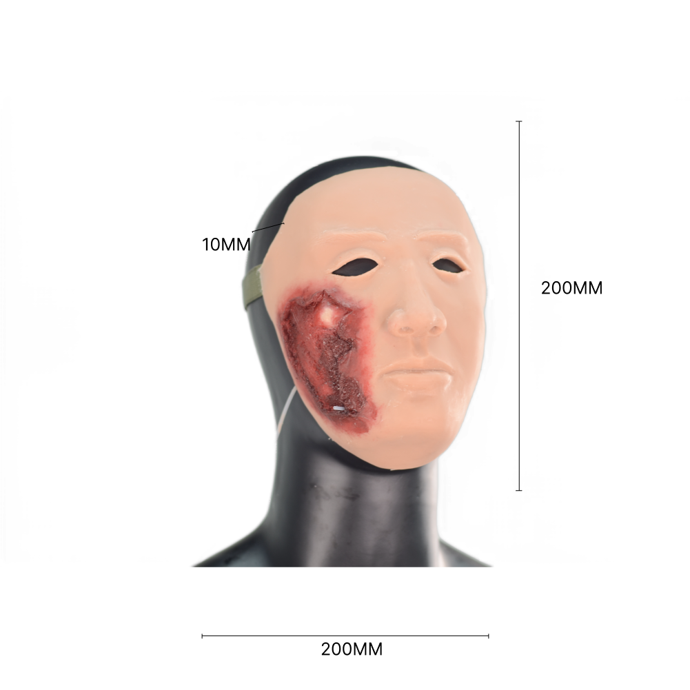 Blast & Amputation Kit Halloween Zombie Scars Fake Scar Bloody Costume Makeup Halloween Decoration Terror Wound Scary Blood Simulated Combat Injuries FX Mass Casualty Trauma
