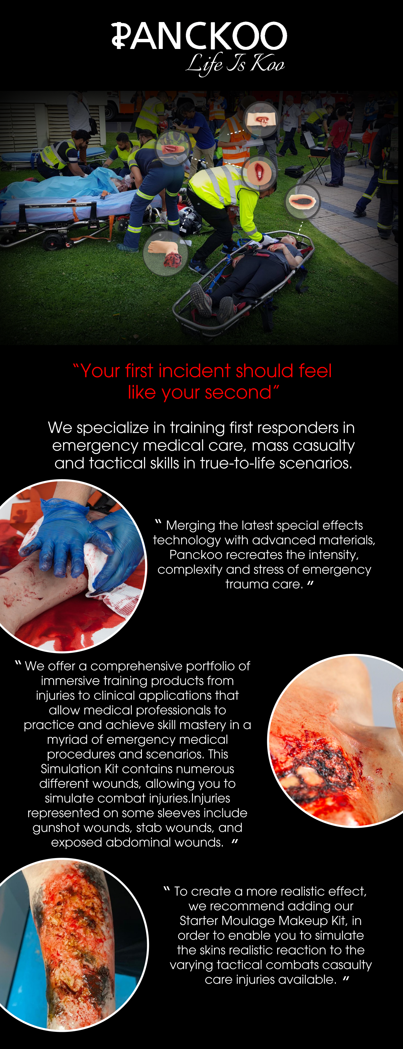 Mutilation Halloween Zombie Scars Fake Scar Bloody Costume Makeup Halloween Decoration Terror Wound Scary Blood Simulated Combat Injuries FX Mass Casualty Trauma