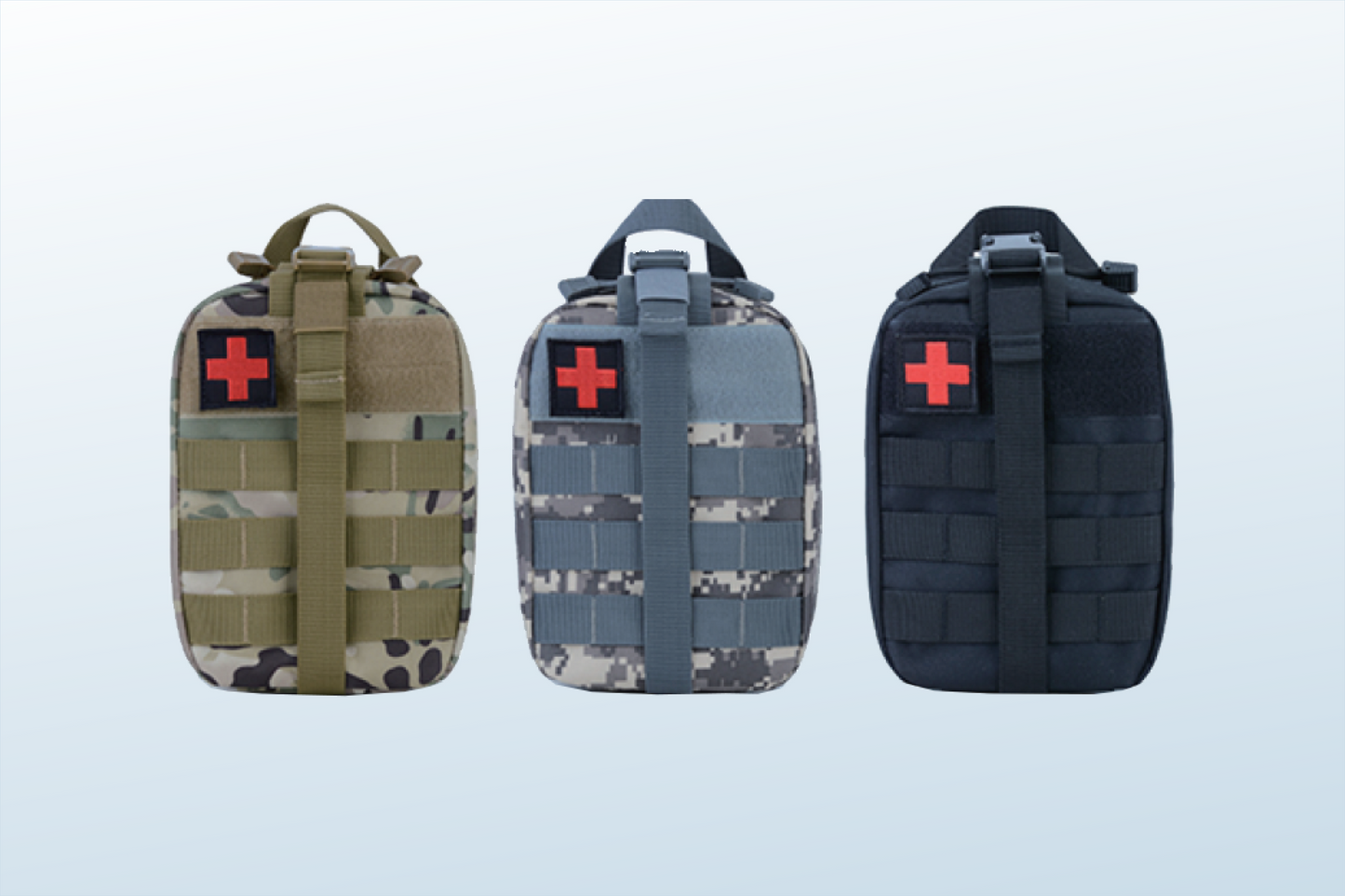 Premium Military First Aid Kit--Model GM302 (MOQ 12 pcs)
