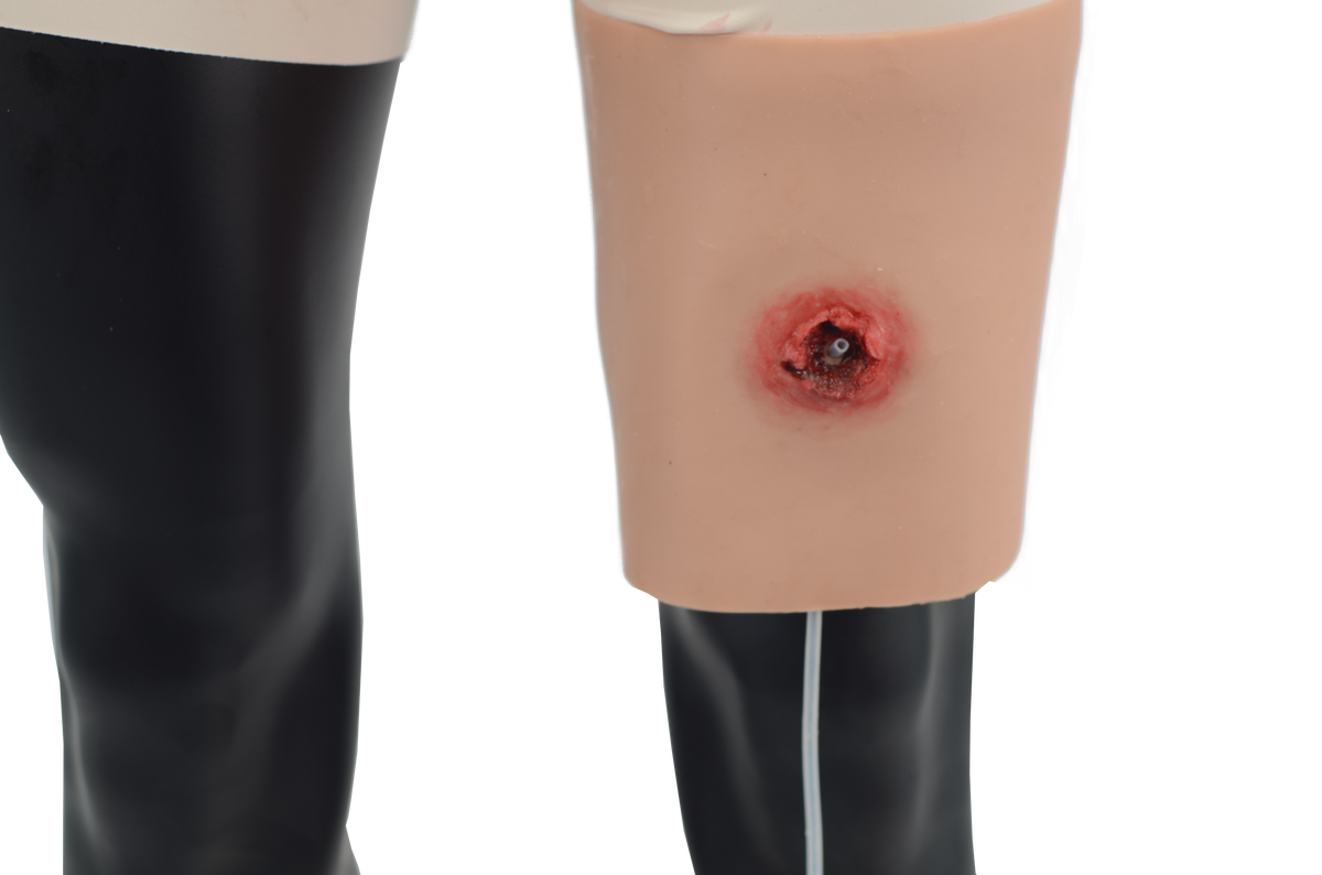 Wrap-On & Sleeves Gun Shots Kit Halloween Zombie Scars Fake Scar Bloody Costume Makeup Halloween Decoration Terror Wound Scary Blood Simulated Combat Injuries FX Mass Casualty Trauma