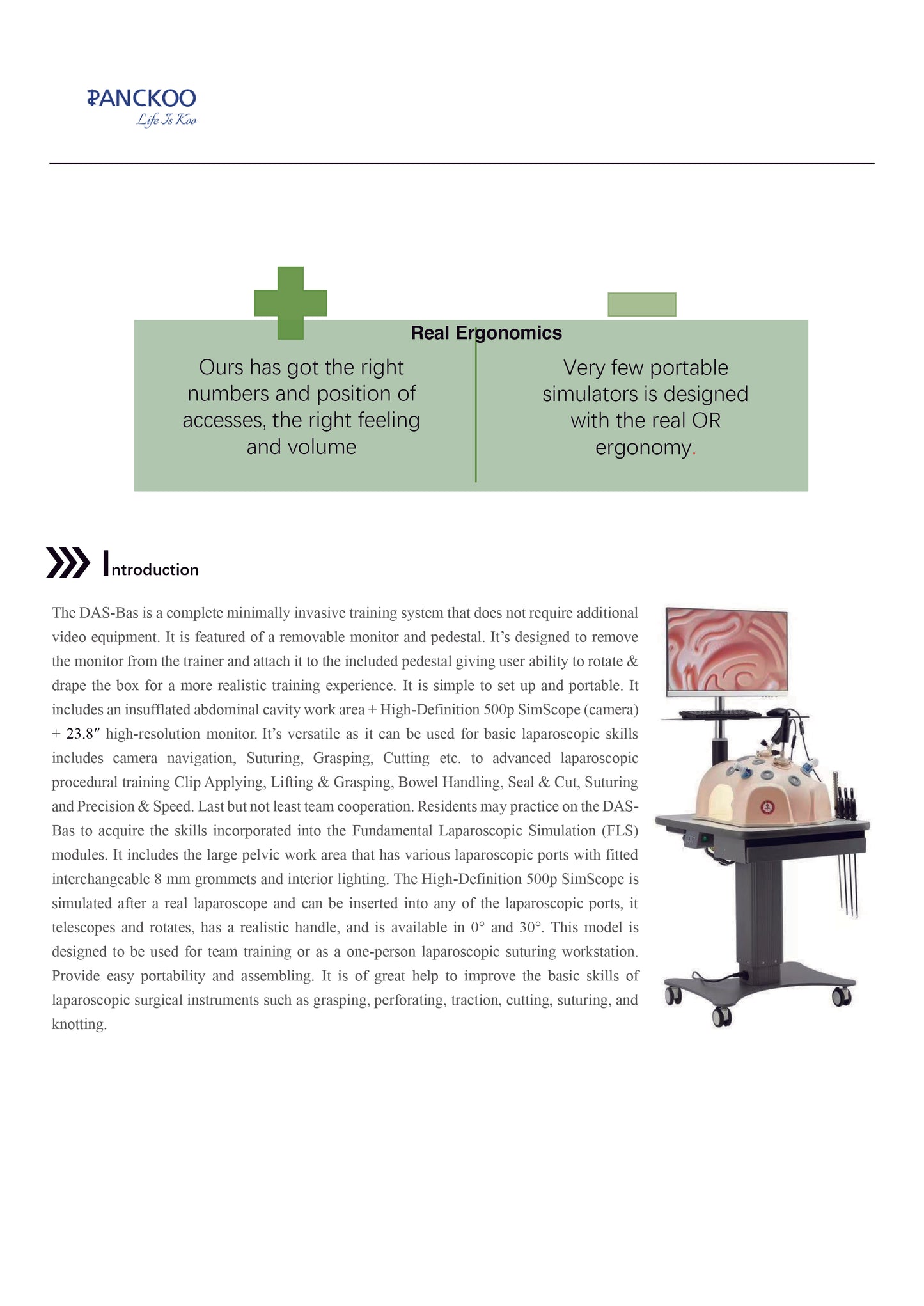 Panckoo Minimally Invasive Training System Model PC-SUE020