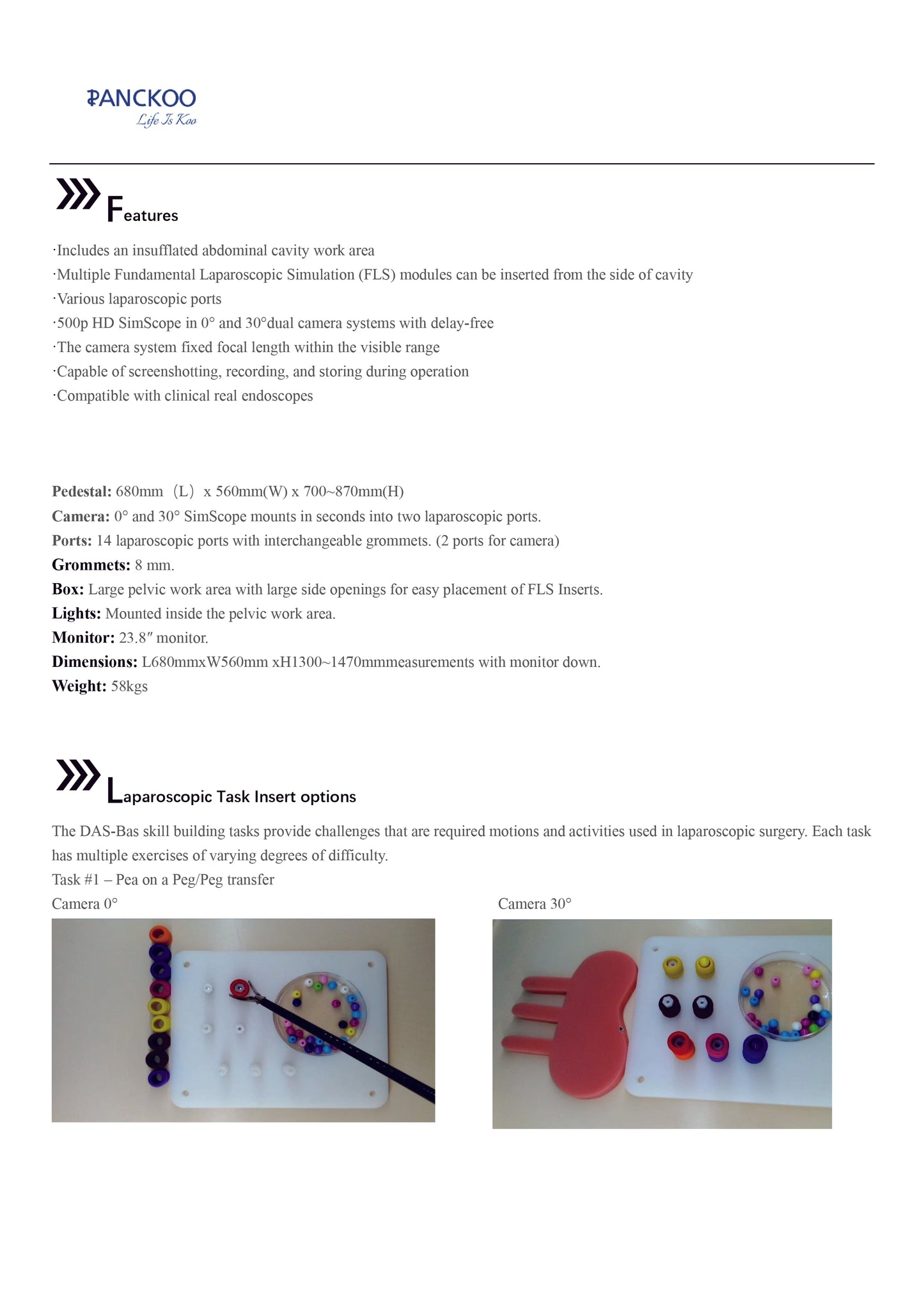 Panckoo Minimally Invasive Training System Model PC-SUE020