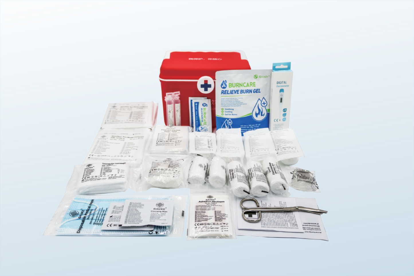 FREE SHIPPING:  Survival First Aid Kit --Model GS201 (MOQ 10 pcs)