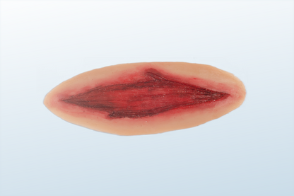 Sheet Cuts & Lacerations Moulage Halloween Zombie Scars Fake Scar Bloody Costume Makeup Halloween Decoration Terror Wound Scary Blood Simulated Simulated Combat Injuries FX Mass Casualty Trauma