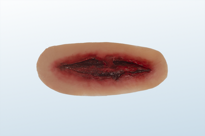 Sheet Cuts & Lacerations Moulage Halloween Zombie Scars Fake Scar Bloody Costume Makeup Halloween Decoration Terror Wound Scary Blood Simulated Simulated Combat Injuries FX Mass Casualty Trauma
