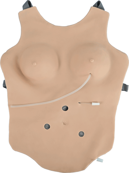 Wearable Female Catheter Drainage and Stoma Care Model