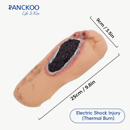 Burns II Moulage Sheet Halloween Zombie Scars Fake Scar Bloody Costume Makeup Terror Wound Scary Blood Simulated Combat Injuries FX Mass Casualty Trauma