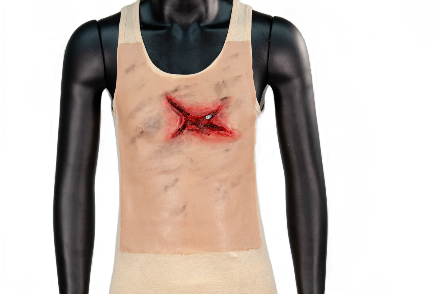 FREE SHIPPING:  Blast & Amputation Kit Halloween Zombie Scars Fake Scar Bloody Costume Makeup Halloween Decoration Terror Wound Scary Blood Simulated Combat Injuries FX Mass Casualty Trauma