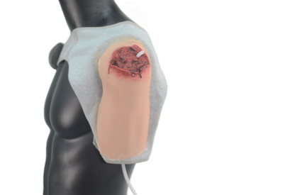 Blast & Amputation Kit Halloween Zombie Scars Fake Scar Bloody Costume Makeup Halloween Decoration Terror Wound Scary Blood Simulated Combat Injuries FX Mass Casualty Trauma
