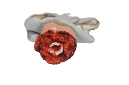 Blast & Amputation Kit Halloween Zombie Scars Fake Scar Bloody Costume Makeup Halloween Decoration Terror Wound Scary Blood Simulated Combat Injuries FX Mass Casualty Trauma