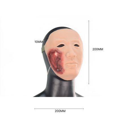 Blast & Amputation Kit Halloween Zombie Scars Fake Scar Bloody Costume Makeup Halloween Decoration Terror Wound Scary Blood Simulated Combat Injuries FX Mass Casualty Trauma