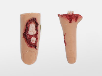 Mutilation Halloween Zombie Scars Fake Scar Bloody Costume Makeup Halloween Decoration Terror Wound Scary Blood Simulated Combat Injuries FX Mass Casualty Trauma