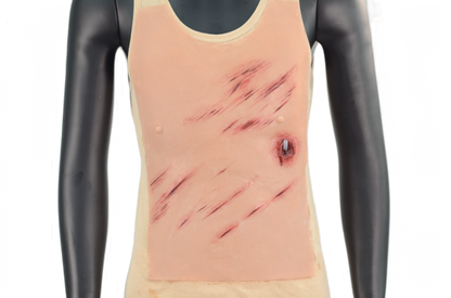 FREE SHIPPING:  Wrap-On & Sleeves Gun Shots Kit Halloween Zombie Scars Fake Scar Bloody Costume Makeup Halloween Decoration Terror Wound Scary Blood Simulated Combat Injuries FX Mass Casualty Trauma