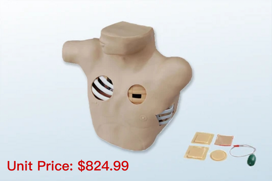 FREE SHIPPING:  Chest Drain & Needle Decompression Trainer (MOQ 2 pcs)