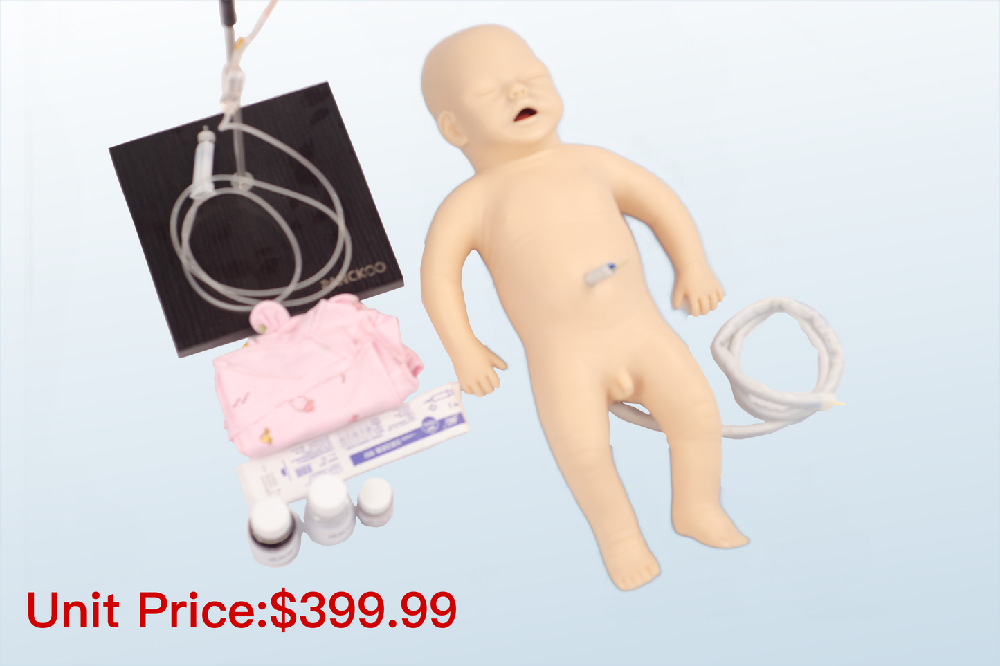 FREE SHIPPING:  Neonate Umbilical Catheterization  Manikin (MOQ 1 pc)